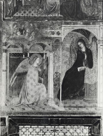 Anonimo — Ilario da Viterbo - sec. XIV - Annunciazione — particolare